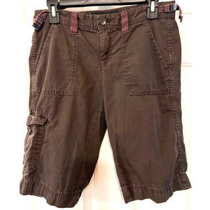 Calvin Klein Jeans Women's Shorts Side Pockets Brown‎ Size 4 12" Inseam x 15"